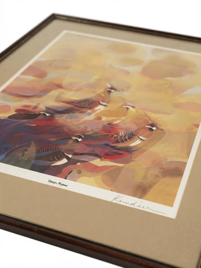 Lars Knudsen 'Spinifex Pigeons' Ltd Edition Print 1985