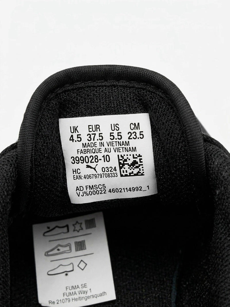 Puma Easy Rider Vintage Black White Gum Sneakers