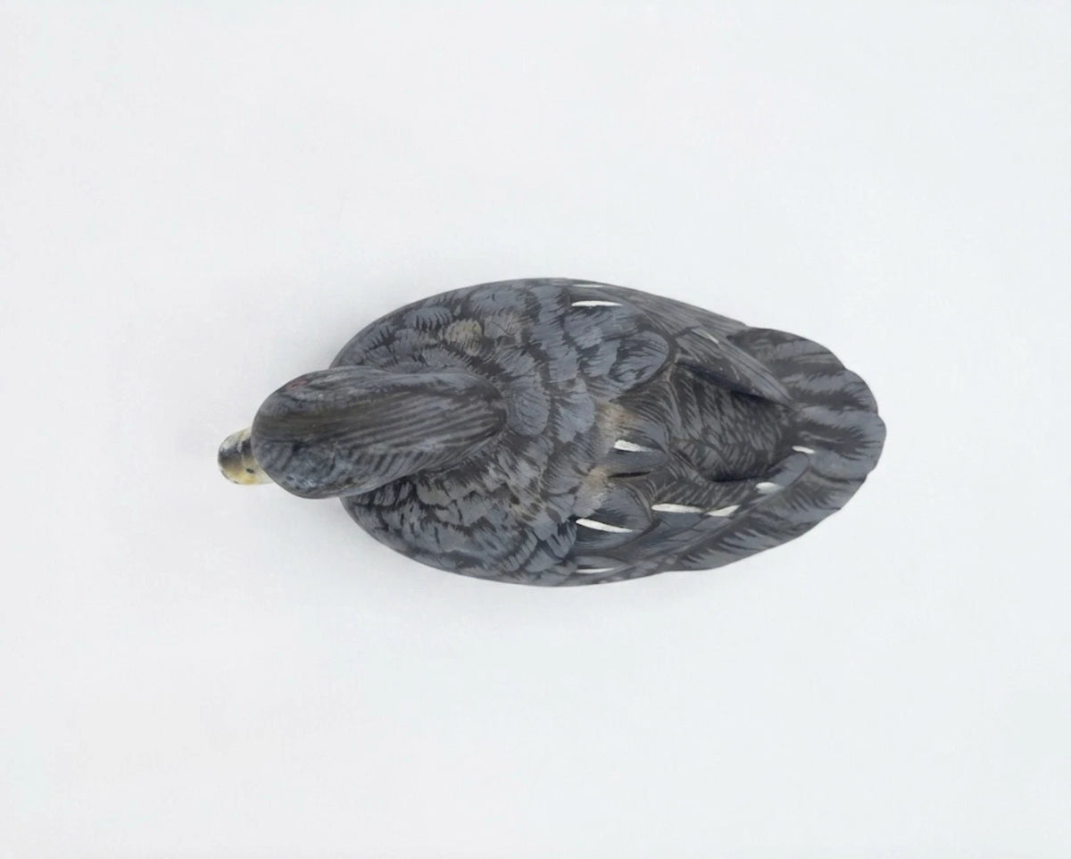 Vintage Hand Carved Wooden Duck Decoy Folk Art