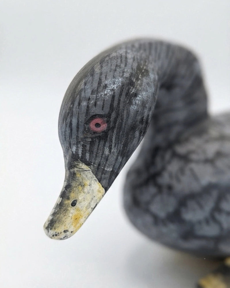 Vintage Hand Carved Wooden Duck Decoy Folk Art