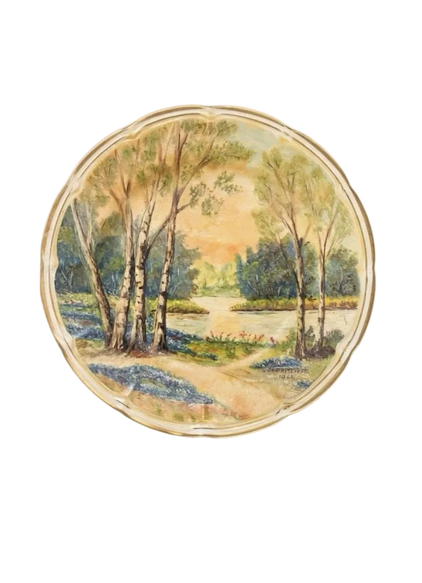Royal Art Pottery Longton Hand Painted Plate – J.H. Whiteford