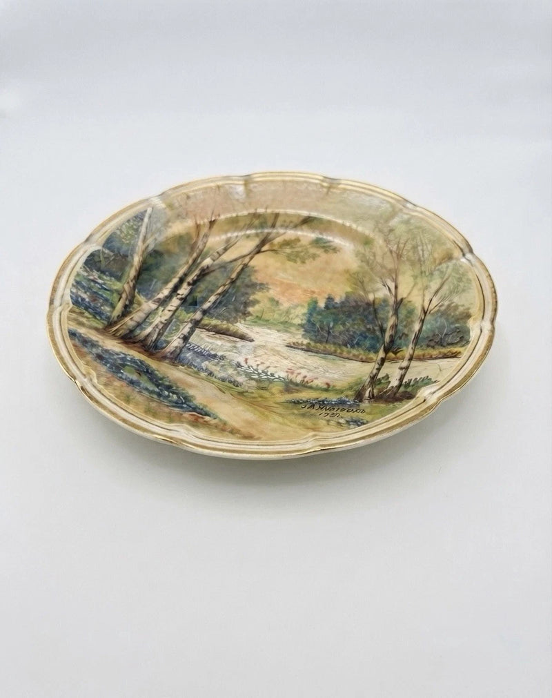 Royal Art Pottery Longton Hand Painted Plate – J.H. Whiteford