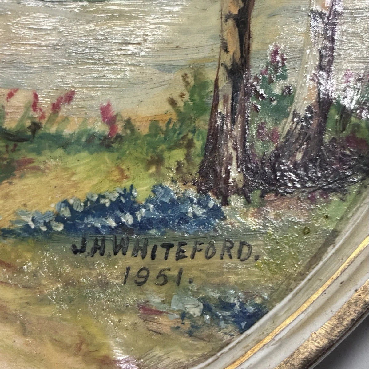 Royal Art Pottery Longton Hand Painted Plate – J.H. Whiteford