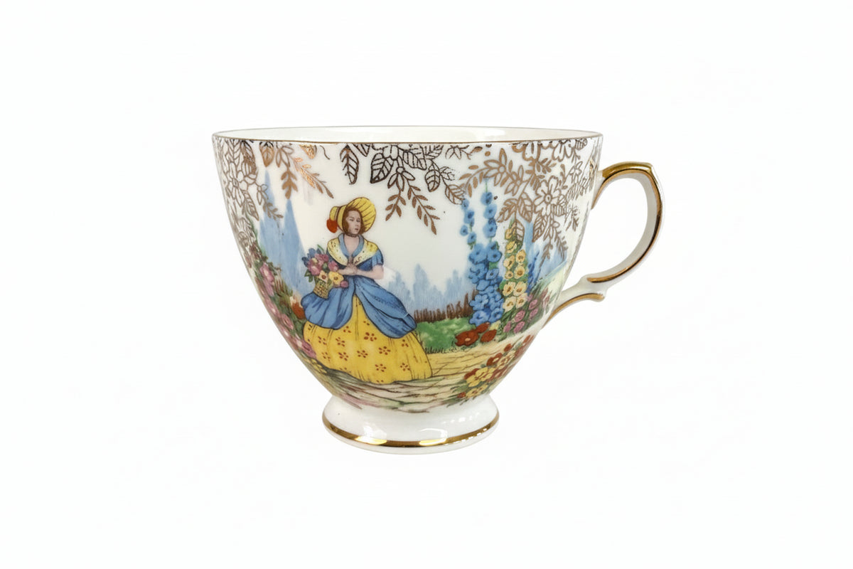 Vintage Colclough Bone China Teacup  With  Crinoline Lady" Design|286890736706