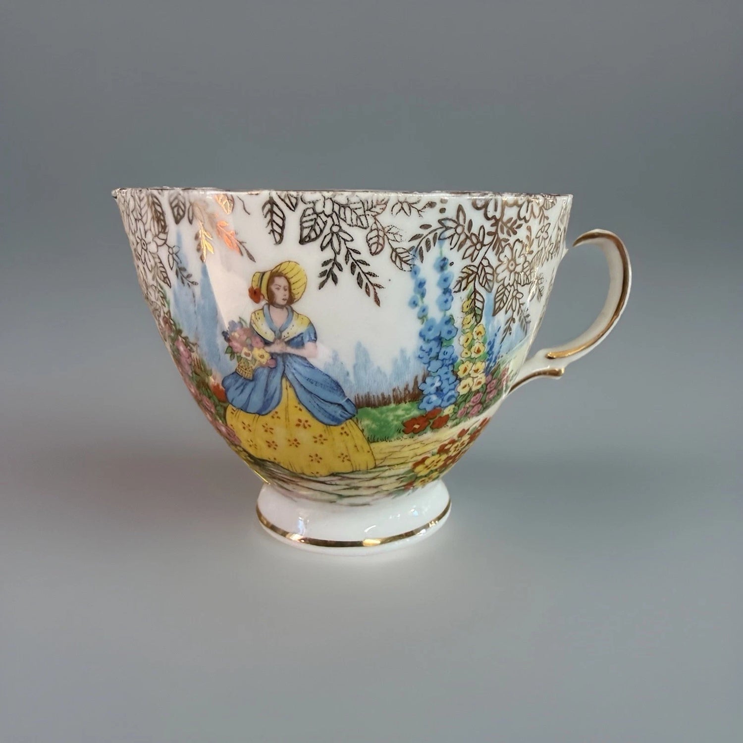 Vintage Colclough Bone China Teacup  With  Crinoline Lady" Design|286890736706