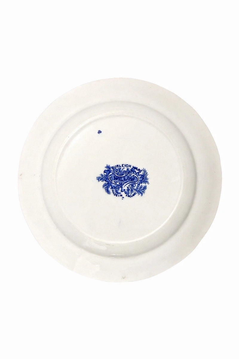 Vintage Wedgwood Blue & White Transferware Plate | Pagoda Landscape | Etruria England | c.1908–1930s