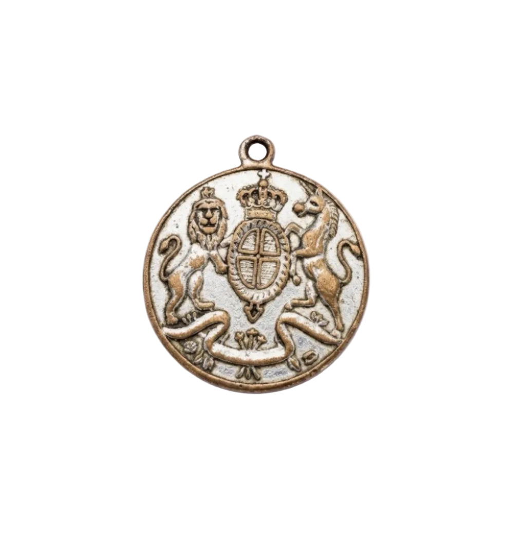 Vintage St Christopher Medal Pendant UK 1994 Papal Case
