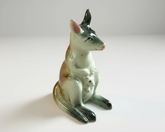 Vintage Ceramic Kangaroo And Joey Salt Shaker|287080510665