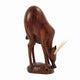 Vintage Mid-Century Hand Carved Wood Antelope Gazelle Figurine