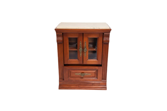 Antique-Style Wood Cabinet / Nightstand / Media Storage|286945318935
