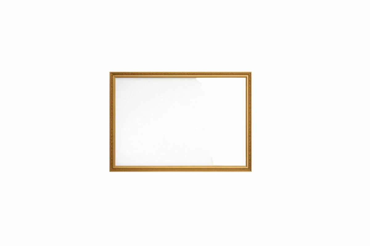 Ornate Gold Frame 90x116cm Antique Baroque Rococo Style Mirror