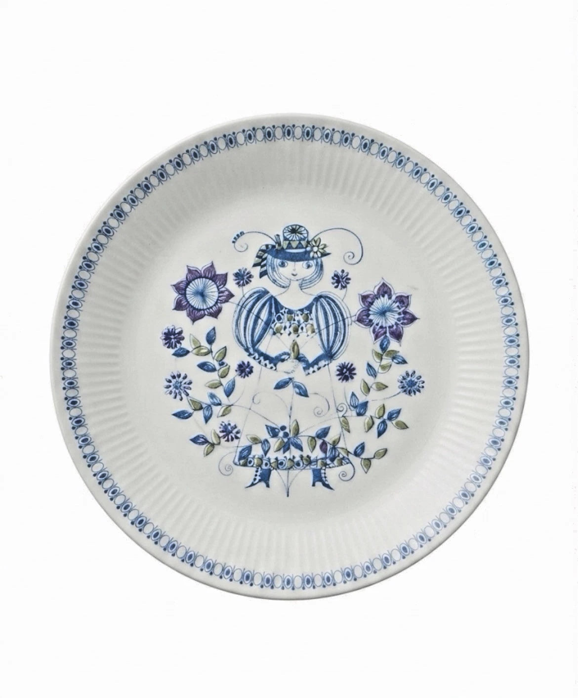 Vintage Figgjo Flint Norway Lotte Turi Design Plate
