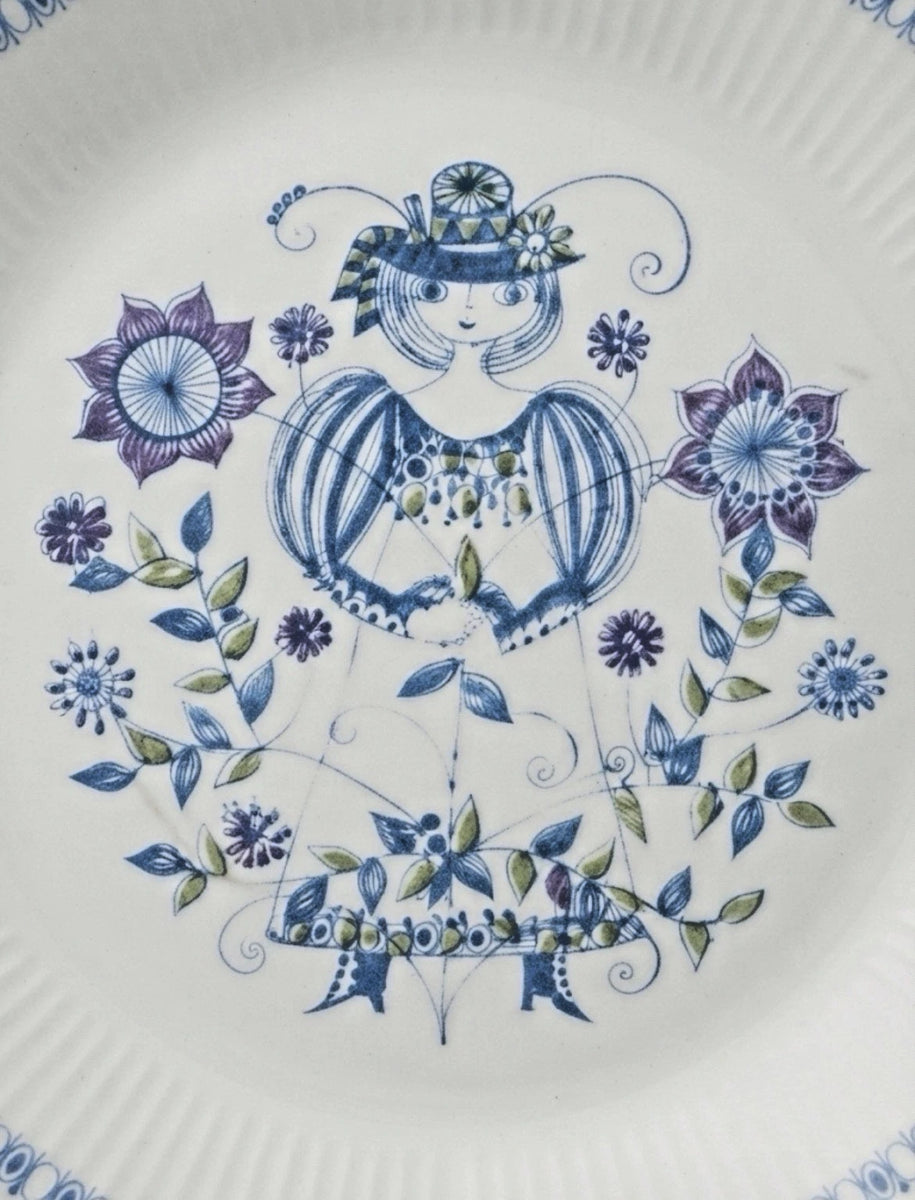 Vintage Figgjo Flint Norway Lotte Turi Design Plate