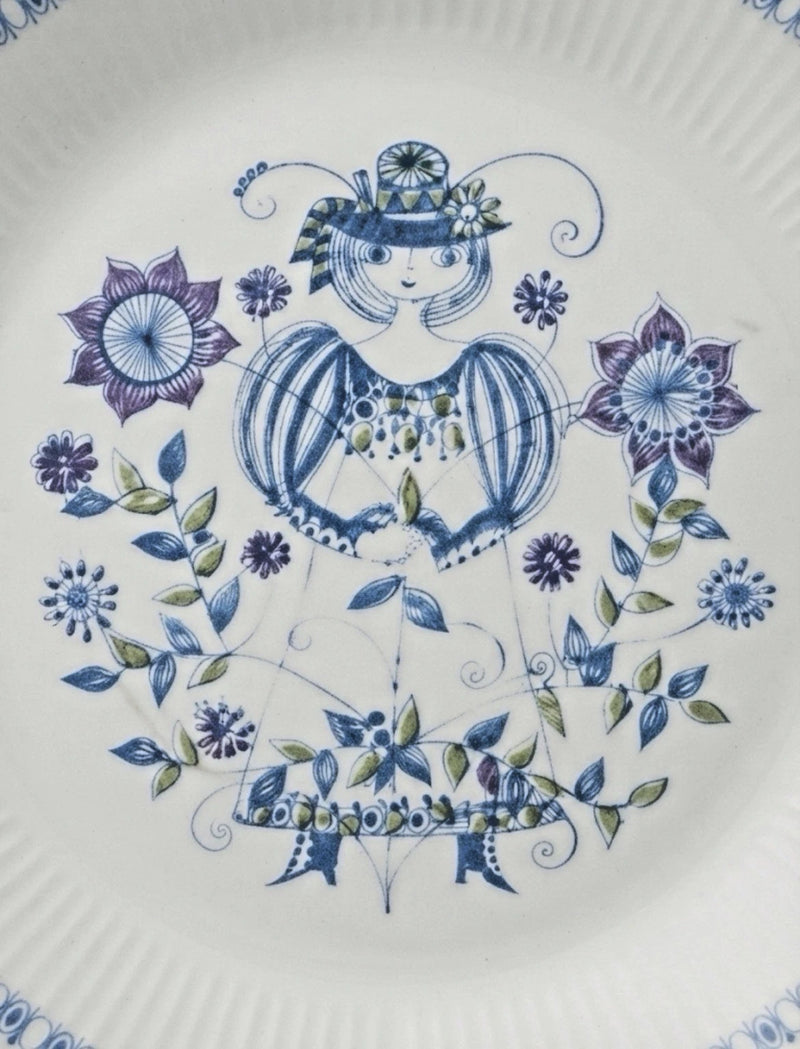 Vintage Figgjo Flint Norway Lotte Turi Design Plate