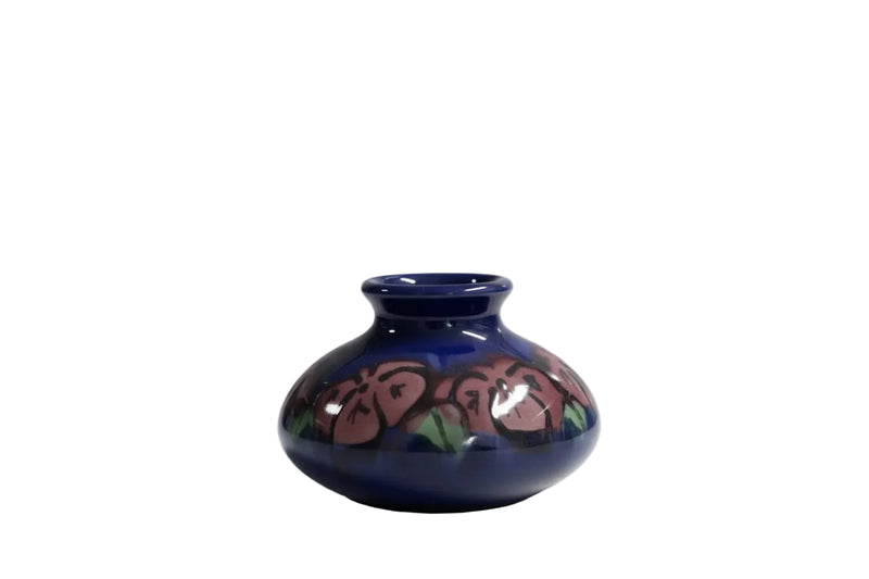 Vintage Australian Studio Art Pottery Vase Signed Gabrielle Brunsdon Cobalt Blue|286964303827