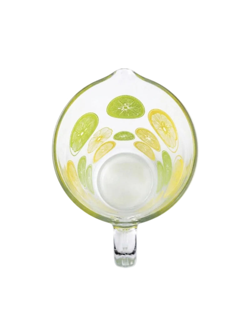 Vintage Pyrex Citrus Lemon & Lime Glass Pitcher Jug | 1L
