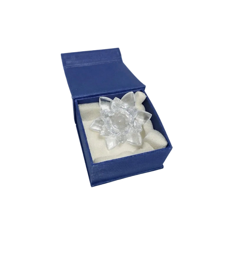 Swarovski Crystal Lotus Flower Candle Holder