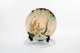 JAPANESE SATSUMA Plate Raised MORIAGE Enamel Flowers Insect Butterfly|286919478340