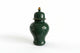 Emerald Green Temple Ginger Jar Gold Finial Home Decor Chinoiserie 10" Tall|286919024071