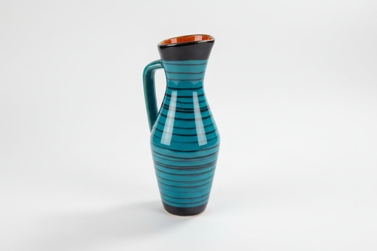 Scheurich West German Pottery Vase, Model 27-21 designed by Heinz Siery.|286940757535