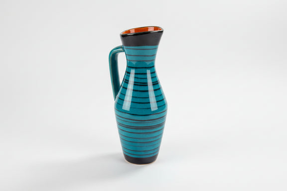 Scheurich West German Pottery Vase, Model 27-21 designed by Heinz Siery.|286940757535