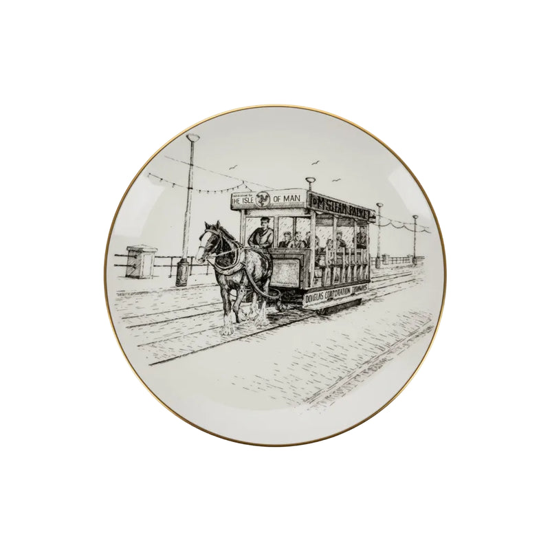 Spode Limited Ed. Douglas Horse Tramways Plate No.34 Patricia Isle Of Man 1993|286939004682