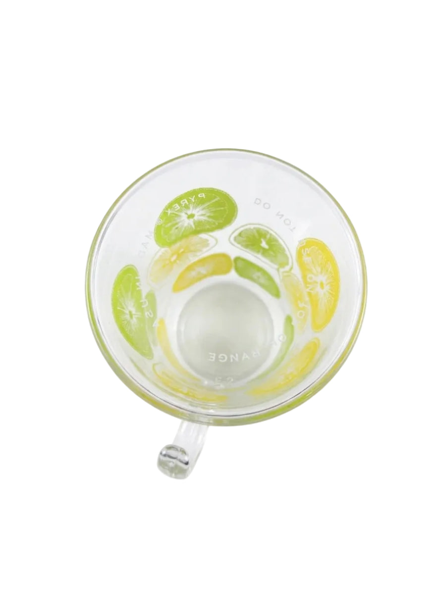 Vintage Pyrex Citrus Lemon & Lime Glass Pitcher Jug | 1L