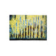 Large Abstract Expressionist Oil Painting | Yellow & Blue Cityscape OOAK