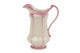 Vintage Burleigh Ware Jug Pitcher Pink & Cream Dripping Glaze England|286940857067