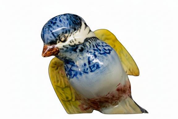 Vintage Beswick Ceramic Chickadee Bird Figurine #929 Arthur Gredington 1941-1968 - Picture 3 of 7