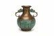 Vintage Japanese Bronze Commemorative Vase Dragon Handles & Phoenix Relief|286963894072