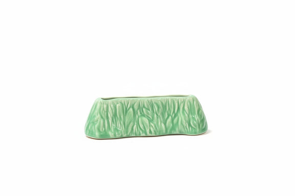 Vintage SylvaC Green Grass Planter 714-S Made in England Mid-Century Trough Vase|286880274234