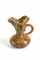 RARE Mid-Century West German Pottery Jug Fat Lava Speckled Glaze 1970s|286911214814