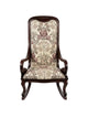 Antique Victorian Platform Rocking Chair Spring Rocker c1880 Colonial
