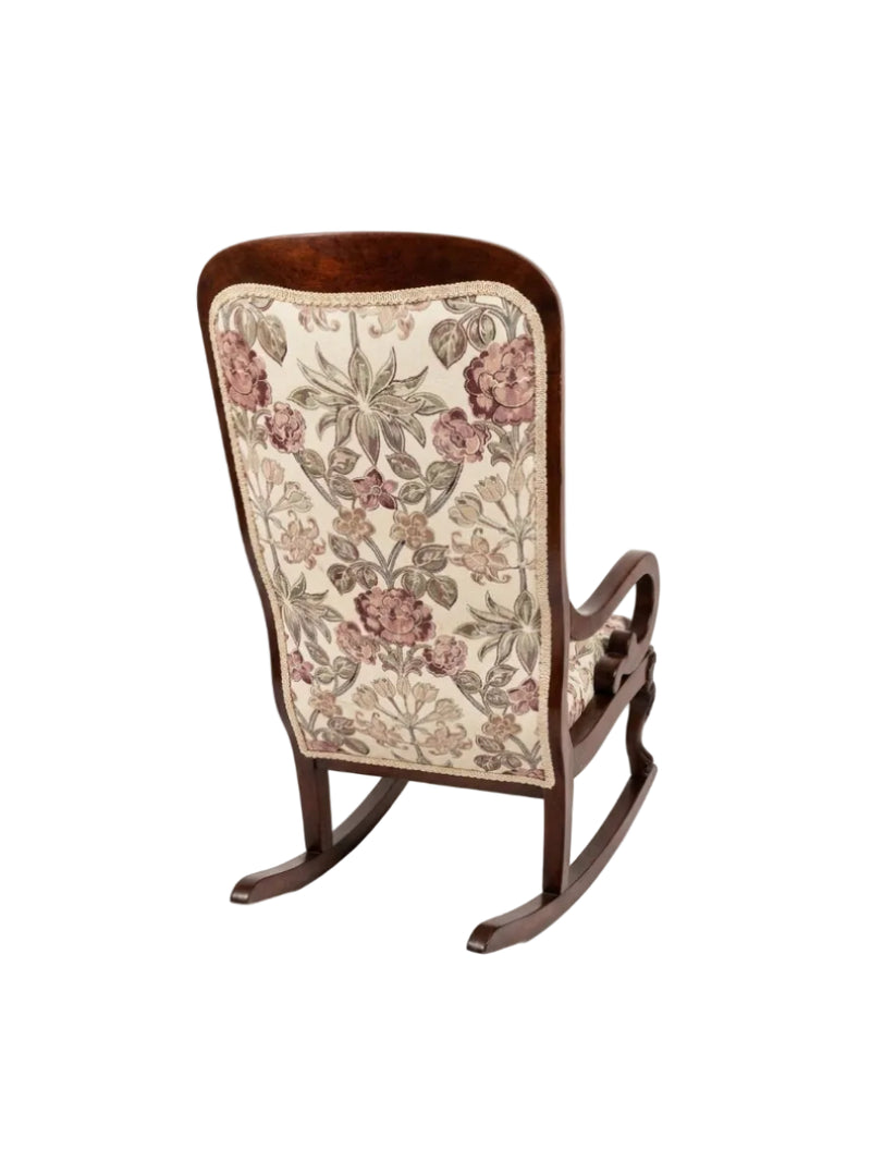 Antique Victorian Platform Rocking Chair Spring Rocker c1880 Colonial