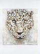 Large Leopard Canvas Hand Painted Gold Wall Art Decor