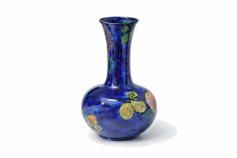 Rare S. Hancock & Sons Rubens Ware Vase — Hand Painted F.X. Abraham, Pattern 1682