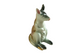 Vintage Ceramic Kangaroo & Joey Salt Shaker - Glossy Australiana Kitchenware|286886403780