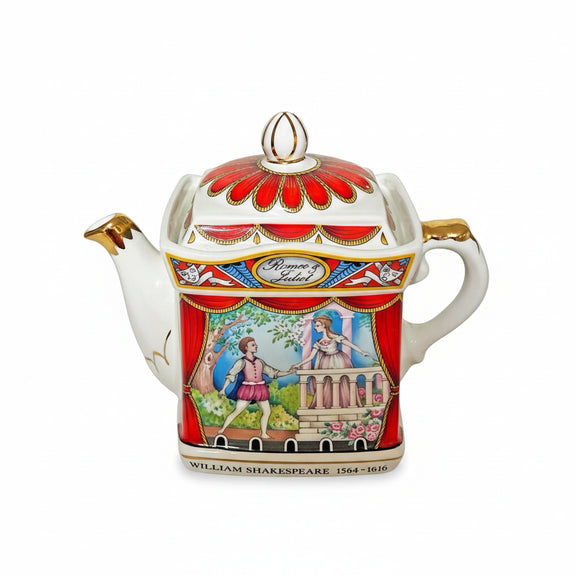 Vintage James Sadler Teapot  Romeo and Juliet Balcony Scene Series #4445|286921530378