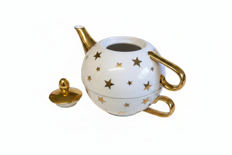 Porcelain Japan Natural Wonders Nesting Teapot/Cup Vintage|286879080910