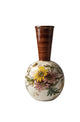 Rare Antique MOORE & CO. Floral Bud Vase 1872 Porcelain Hand Painted Gilt|286964472282