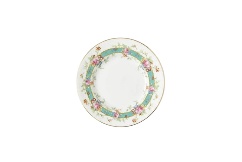 Royal Doulton Fine Bone China Cabinet Plate | Floral Turquoise & Gold | Pattern G2783H | England | c.1940–1960
