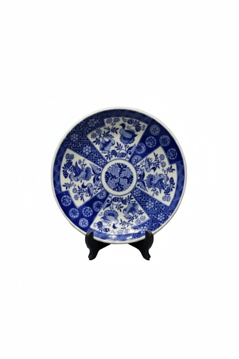 Exquisite Japanese Arita-Yaki Sometsuke Porcelain Plate|286920133326