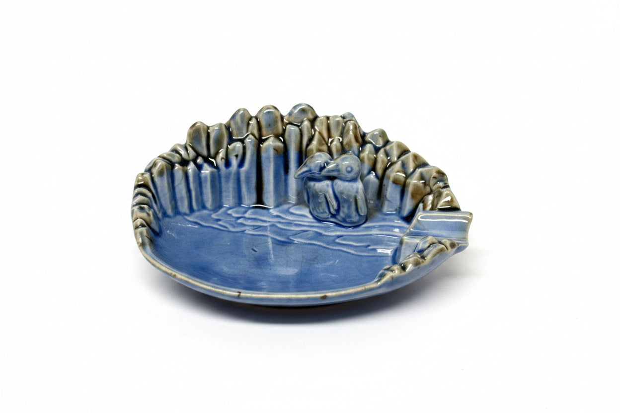 Art Pottery Penguin And Iceberg Ashtray|286851535655
