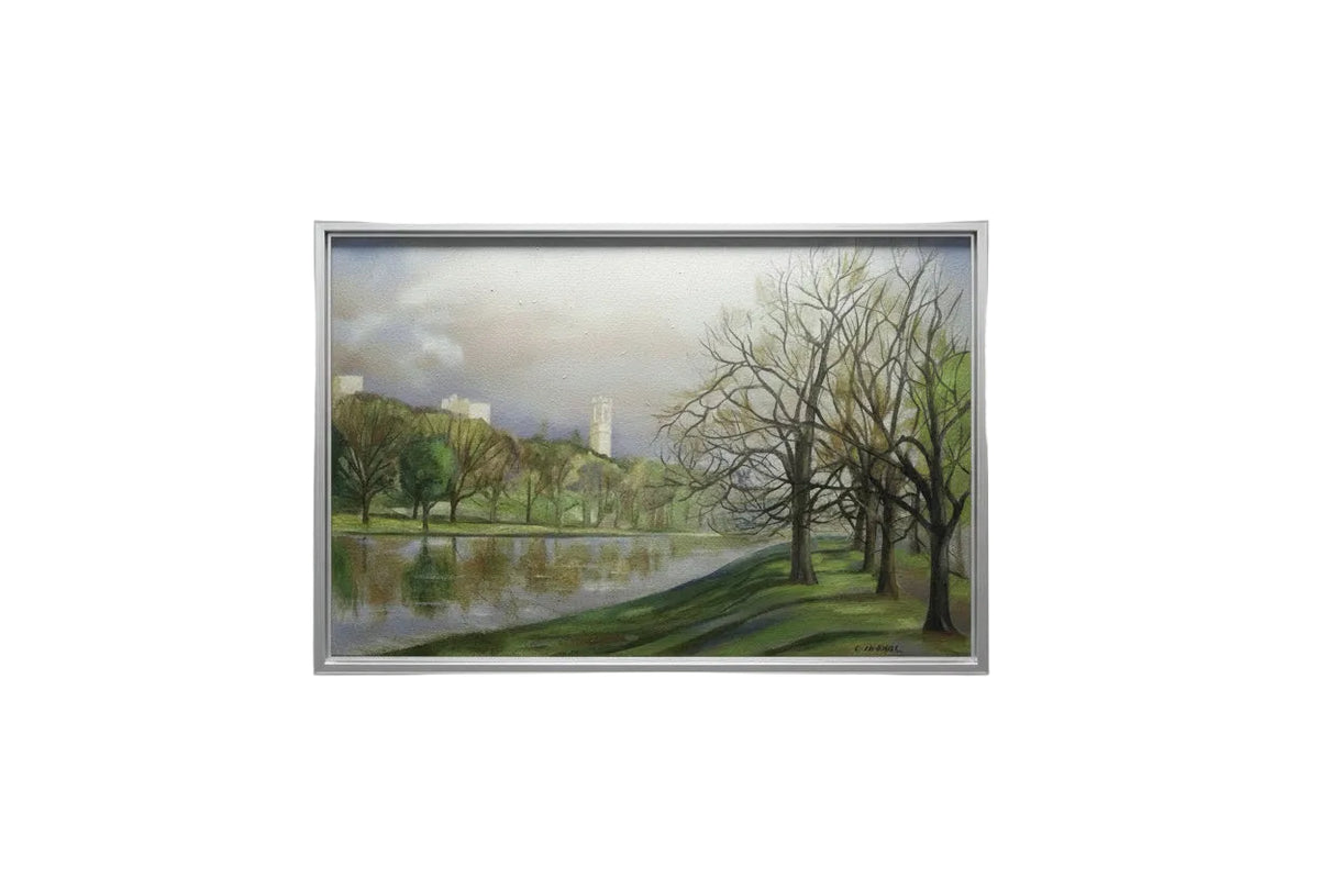 PAUL KATHNER OAM Original Oil Painting - Windsor Castle Landscape- Signed|286969521291