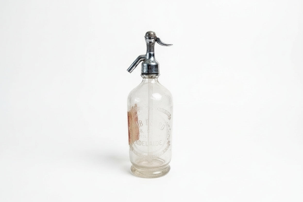 ANTIQUE A.M. BICKFORD & SONS Soda Siphon Seltzer Bottle ADELAIDE SA VINTAGE Bar|286940892729
