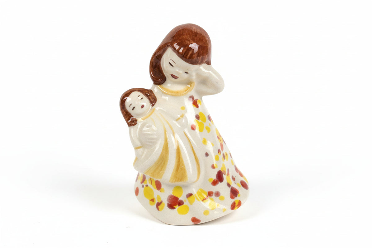 Vintage Ceramic Figurine Mother & Child|286880949364