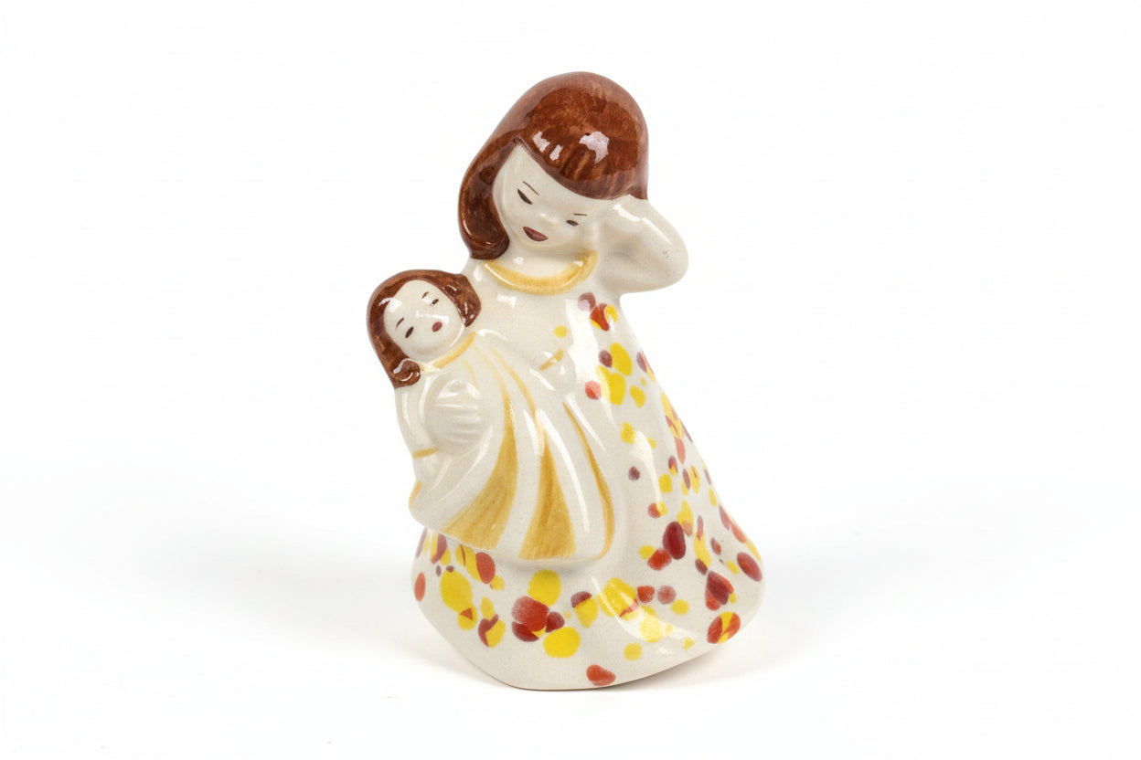 Vintage Ceramic Figurine Mother & Child|286880949364