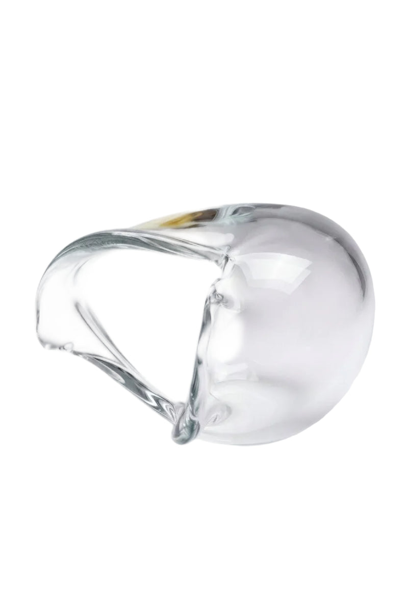 Orrefors Sweden Crystal Cora Bowl- Lars Hellsten Handmade Art Glass MCM|286941540852