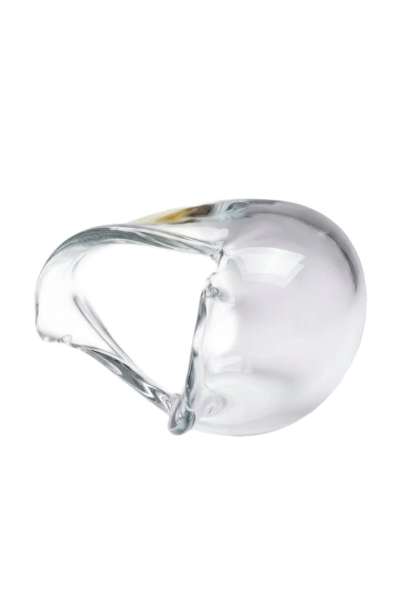 Orrefors Sweden Crystal Cora Bowl- Lars Hellsten Handmade Art Glass MCM|286941540852